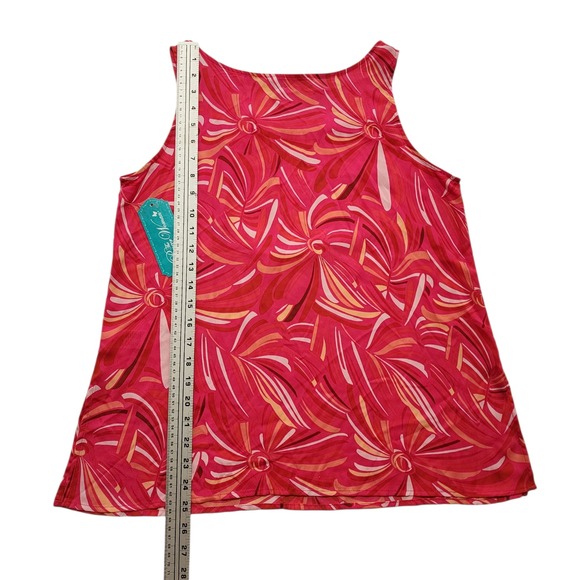 The Pioneer Women's Scoop Neck Tank Casual Printed Top Size Medium - Picture 3 of 5